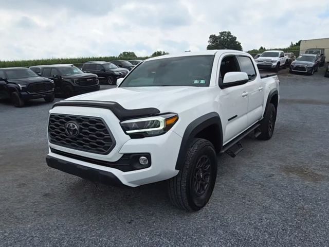 Super White 2021 Toyota Tacoma Pickup Truck Four-Wheel Drive 6-Speed Automatic