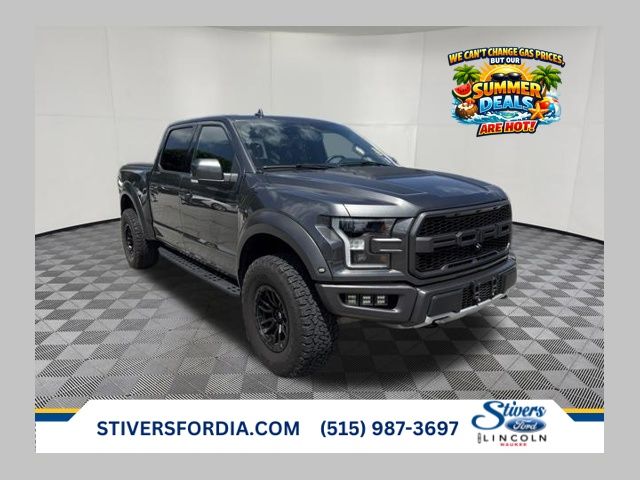 Gray (Magnetic) 2019 Ford F-150 Raptor SuperCrew 4WD Pickup Truck Four-Wheel Drive Automatic
