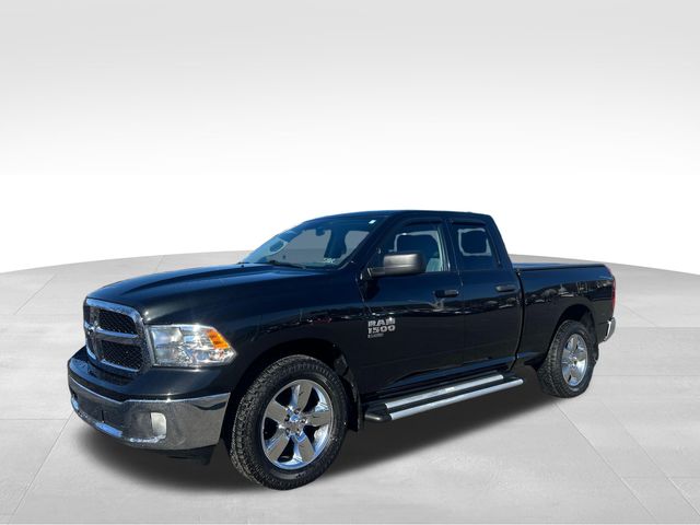 Brilliant Black Crystal Pearlcoat 2019 RAM 1500 Classic Tradesman Quad Cab 4WD Pickup Truck Four-Wheel Drive 8-Speed Automatic