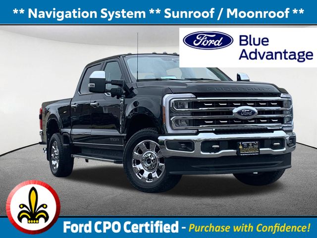 Agate Black Metallic 2023 Ford F-250 Super Duty Pickup Truck Four-Wheel Drive Automatic