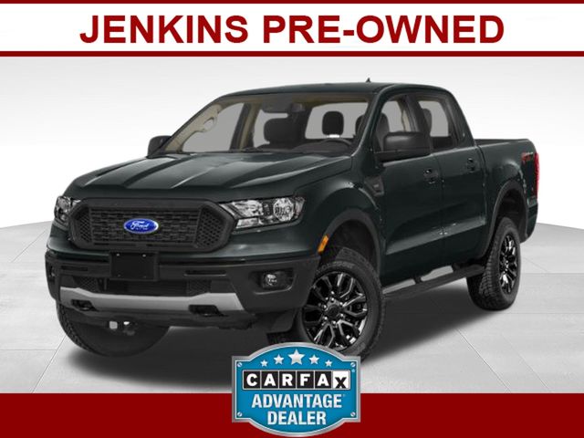 Blue (Azure Gray Metallic) 2023 Ford Ranger Pickup Truck Four-Wheel Drive Automatic
