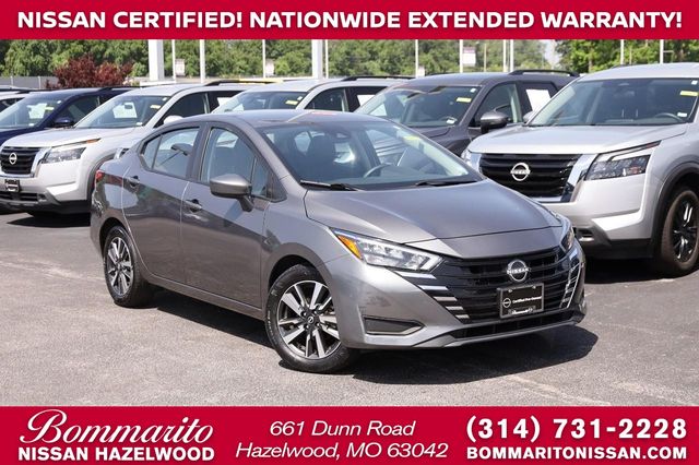 Gray (Gun Metallic) 2025 Nissan Versa Sedan Front-Wheel Drive Continuously Variable Transmission