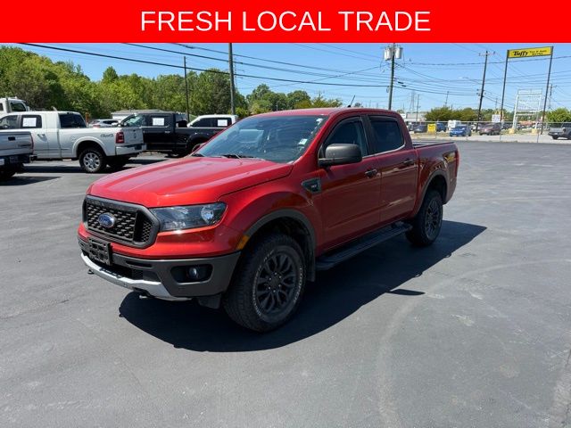 Chili Pepper Red 2019 Ford Ranger XLT SuperCrew 4WD Pickup Truck Four-Wheel Drive Automatic