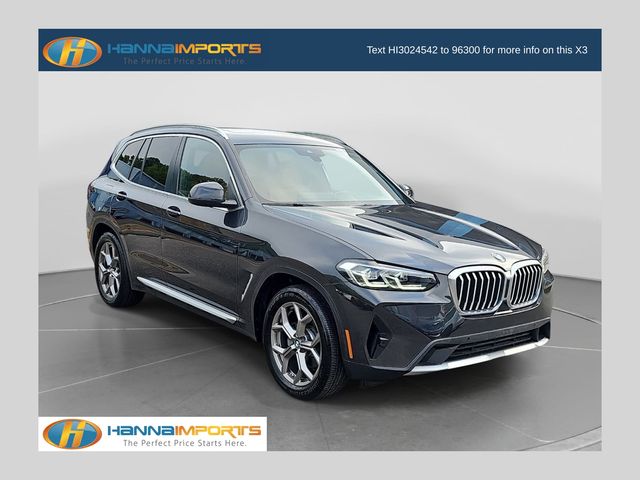 Gray (Dark Graphite Metallic) 2022 BMW X3 SUV / Crossover All-Wheel Drive 8-Speed Automatic