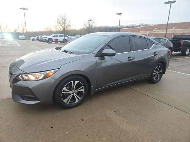 Gray (Gun Metallic) 2021 Nissan Sentra SV FWD Sedan Front-Wheel Drive Continuously Variable Transmission