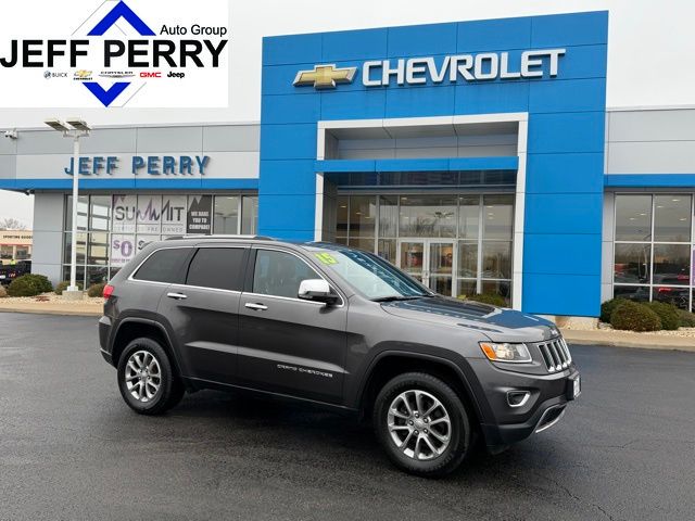 Gray (Granite Crystal Metallic Clearcoat) 2015 Jeep Grand Cherokee Limited 4WD SUV / Crossover Four-Wheel Drive 8-Speed Automatic