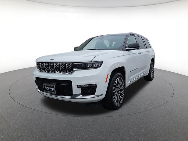 Bright White Clearcoat 2021 Jeep Grand Cherokee L Summit 4WD SUV / Crossover Four-Wheel Drive 8-Speed Automatic