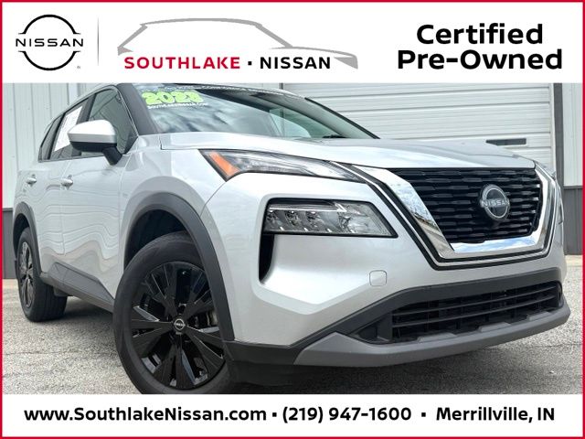 Brilliant Silver Metallic 2023 Nissan Rogue SV AWD SUV / Crossover All-Wheel Drive Continuously Variable Transmission