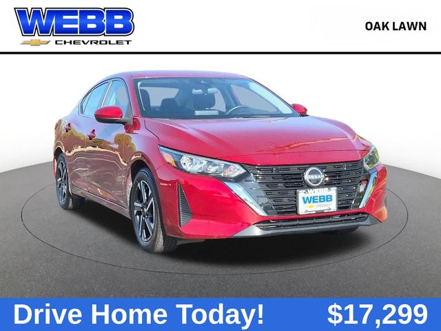 Red (Scarlet Ember Tintcoat) 2024 Nissan Sentra Sedan Front-Wheel Drive Continuously Variable Transmission