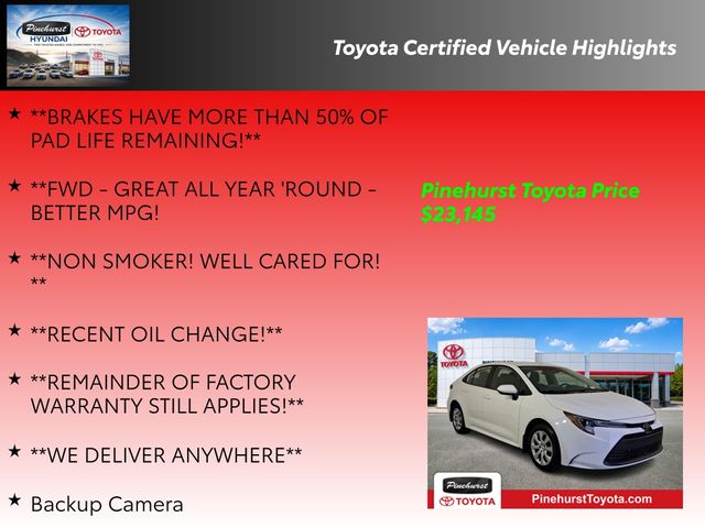 Used 2025 Toyota Corolla Sedan