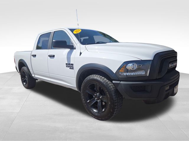 Bright White Clearcoat 2024 RAM 1500 Classic Warlock Crew Cab 4WD Pickup Truck Four-Wheel Drive 8-Speed Automatic