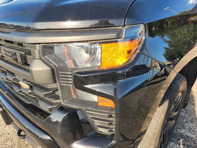 2023 Chevrolet Silverado 1500 Custom Black at Traditions Chevrolet