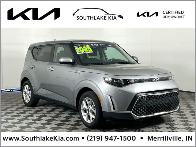 Steel Gray 2025 Kia Soul LX FWD SUV / Crossover Front-Wheel Drive Continuously Variable Transmission
