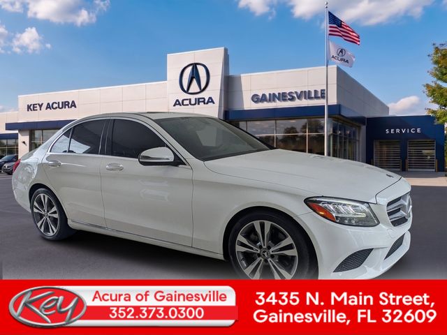 designo Magno Cashmere White (Matte Finish) 2019 Mercedes-Benz C-Class Sedan Rear-Wheel Drive 9-Speed Automatic