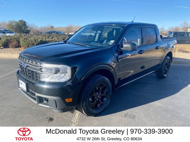 Shadow Black 2022 Ford Maverick XLT SuperCrew AWD Pickup Truck All-Wheel Drive 8-Speed Automatic