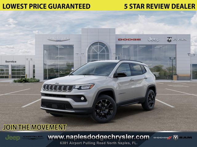 Silver Zynith Metallic Clearcoat 2026 Jeep Compass Latitude 4WD SUV / Crossover Four-Wheel Drive 8-Speed Automatic