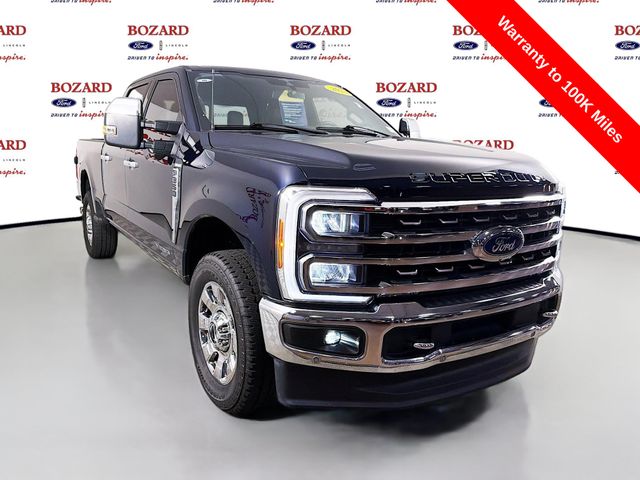 Antimatter Blue Metallic 2023 Ford F-350 Super Duty Pickup Truck Four-Wheel Drive Automatic
