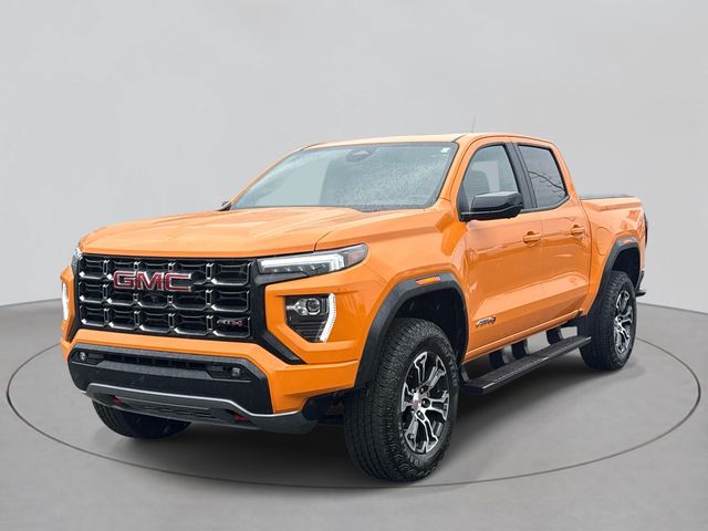 Desert Sun 2025 GMC Canyon AT4 Crew Cab 4WD Pickup Truck Four-Wheel Drive 8-Speed Automatic