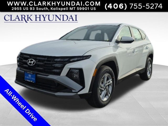 White Pearl 2026 Hyundai Tucson SUV / Crossover All-Wheel Drive 8-Speed Automatic
