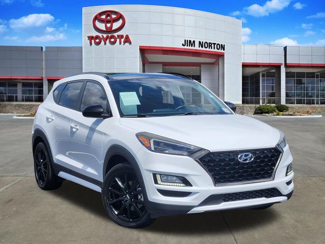 Dazzling White 2019 Hyundai Tucson SUV / Crossover Front-Wheel Drive 6-Speed Automatic