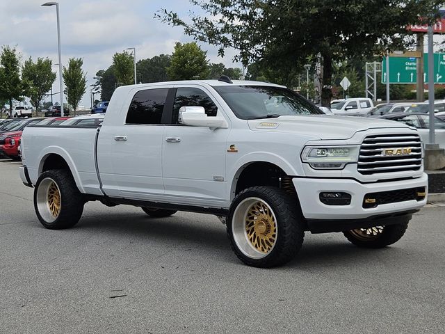 Pearl White 2022 RAM 2500 Pickup Truck Four-Wheel Drive 6-Speed Automatic