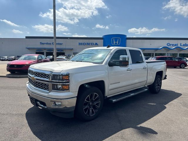 White Diamond Tricoat 2015 Chevrolet Silverado 1500 Pickup Truck Four-Wheel Drive 6-Speed Automatic Overdrive