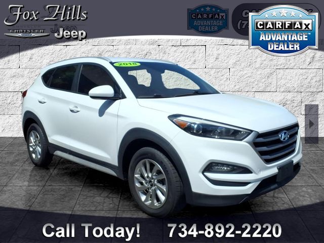 White 2018 Hyundai Tucson SUV / Crossover All-Wheel Drive 6-Speed Automatic