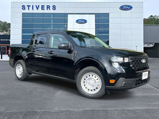 Shadow Black 2025 Ford Maverick XL SuperCrew FWD Pickup Truck Front-Wheel Drive Continuously Variable Transmission