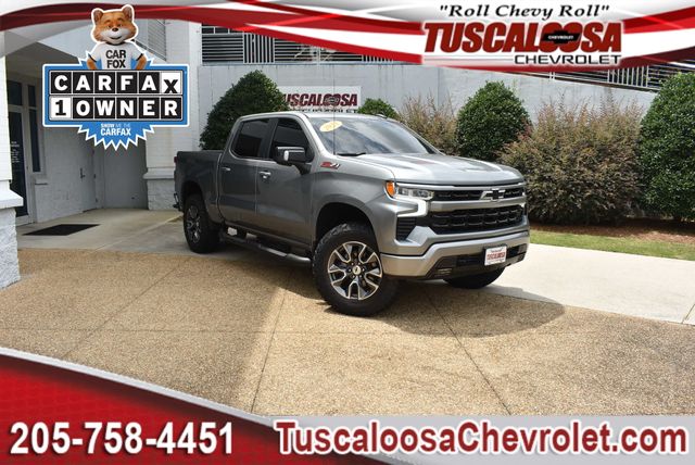 Sterling Gray Metallic 2023 Chevrolet Silverado 1500 Pickup Truck Four-Wheel Drive Automatic