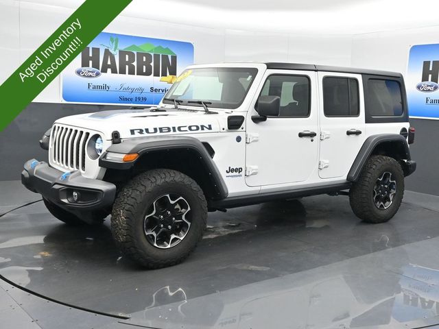 Bright White Clearcoat 2022 Jeep Wrangler 4xe SUV / Crossover Four-Wheel Drive 8-Speed Automatic