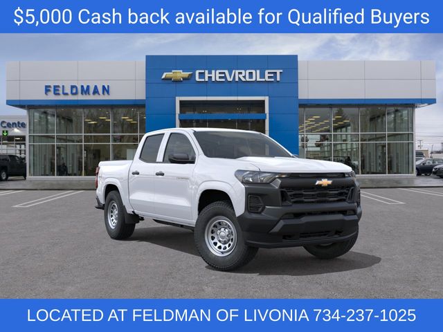 Summit White 2026 Chevrolet Colorado Pickup Truck Four-Wheel Drive 8-Speed Automatic