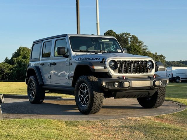 Silver Zynith Clearcoat 2024 Jeep Wrangler SUV / Crossover Four-Wheel Drive 8-Speed Automatic