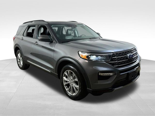 Gray Metallic 2023 Ford Explorer XLT AWD SUV / Crossover All-Wheel Drive Automatic