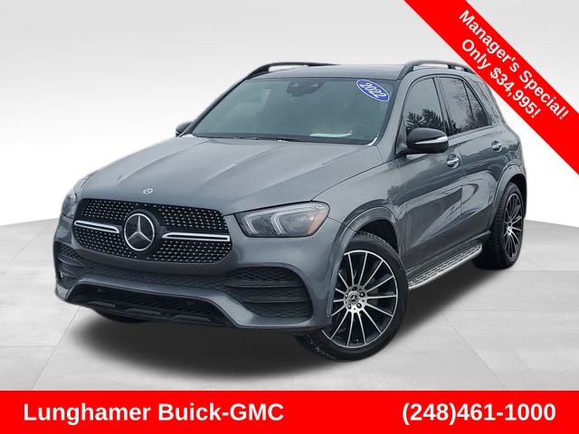 Gray 2022 Mercedes-Benz GLE 350 4MATIC SUV / Crossover All-Wheel Drive 9-Speed Automatic