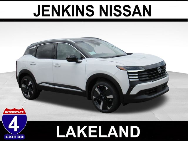 Aspen White/Super Black 2026 Nissan Kicks SUV / Crossover Front-Wheel Drive Continuously Variable Transmission