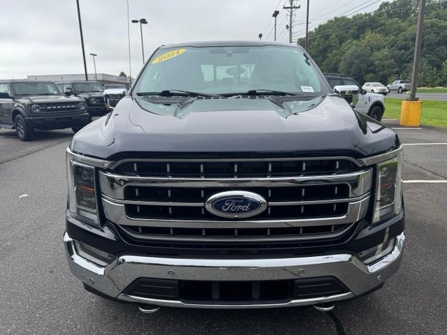 Used 2021 Blue Ford Lariat image 2