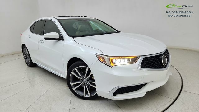 White 2020 Acura TLX V6 SH-AWD with Technology Package Sedan All-Wheel Drive 9-Speed Automatic