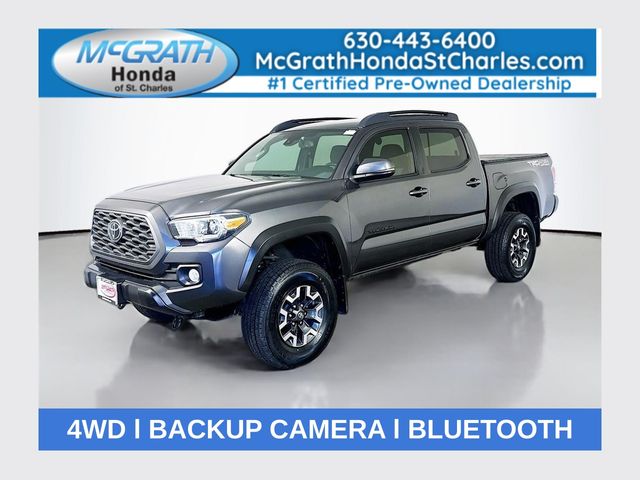 Magnetic Gray Metallic 2022 Toyota Tacoma TRD Off Road Double Cab 4WD Pickup Truck Four-Wheel Drive 6-Speed Automatic
