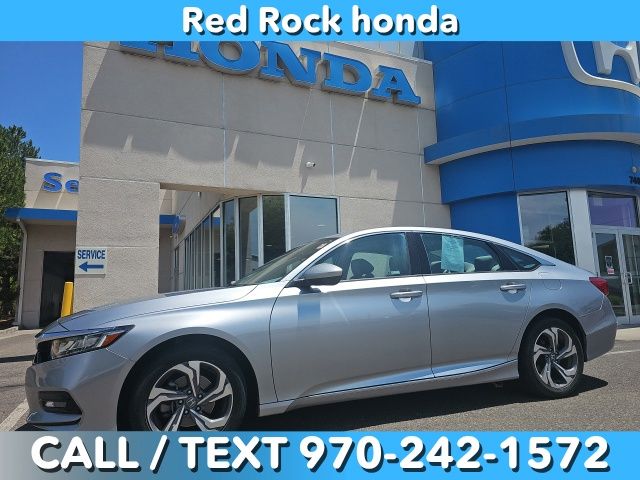 Silver 2019 Honda Accord Sedan Front-Wheel Drive Continuously Variable Transmission