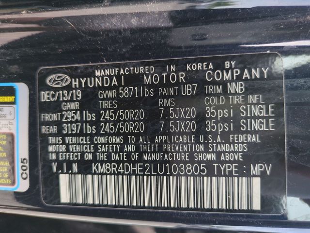 used 2020 Hyundai Palisade car, priced at $25,995