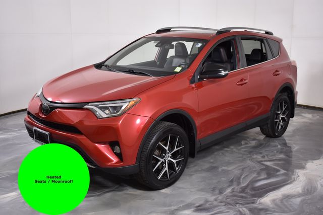 Barcelona Red Metallic 2017 Toyota RAV4 SE AWD SUV / Crossover All-Wheel Drive 6-Speed Automatic