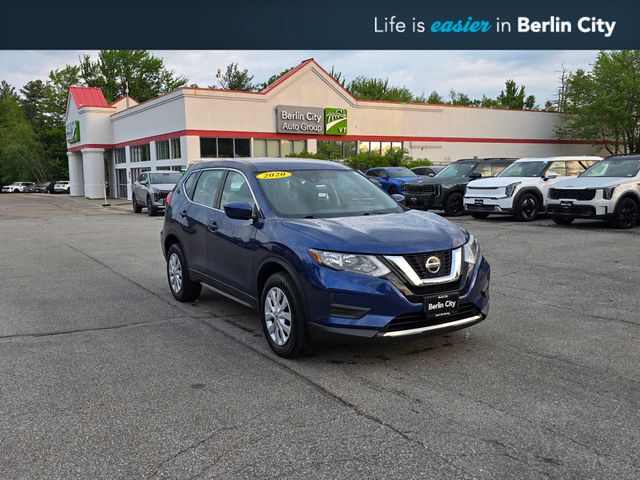 Caspian Blue Metallic 2020 Nissan Rogue S AWD SUV / Crossover All-Wheel Drive Continuously Variable Transmission