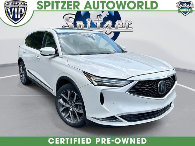 2023 Acura MDX Technology White at Honda North