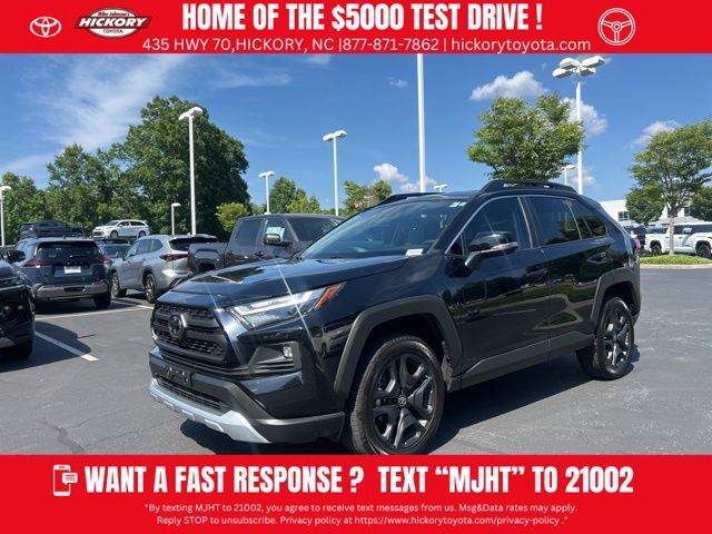 Midnight Black Metallic 2024 Toyota RAV4 Adventure AWD SUV / Crossover All-Wheel Drive 8-Speed Automatic