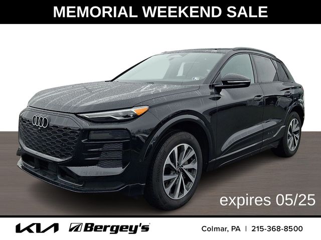 Black Metallic 2025 Audi Q6 e-tron quattro Premium SUV / Crossover All-Wheel Drive Automatic