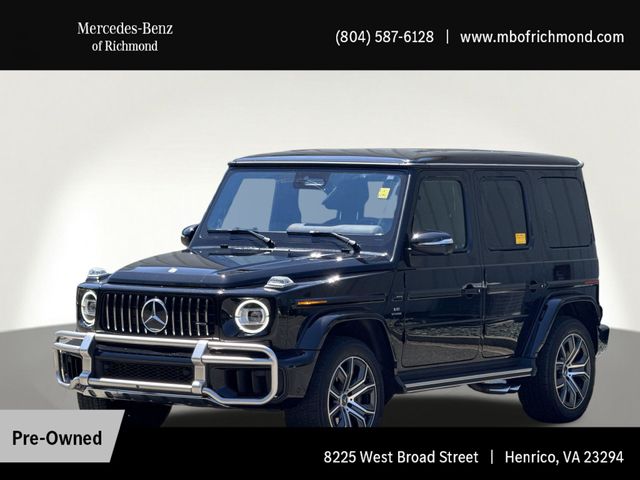 Obsidian Black 2025 Mercedes-Benz G-Class AMG G 63 4MATIC SUV / Crossover All-Wheel Drive 9-Speed Automatic
