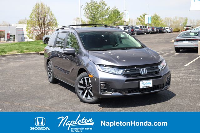 Gray (Modern Steel Metallic) 2026 Honda Odyssey EX-L FWD Minivan Front-Wheel Drive Automatic