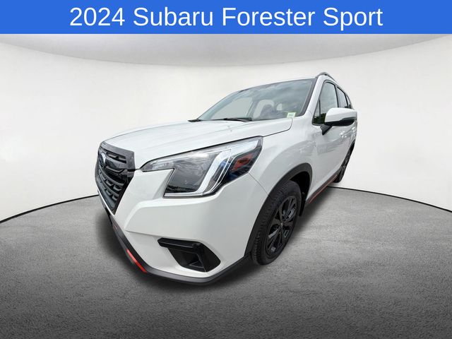 Crystal White Pearl 2024 Subaru Forester Sport Crossover AWD SUV / Crossover All-Wheel Drive Continuously Variable Transmission