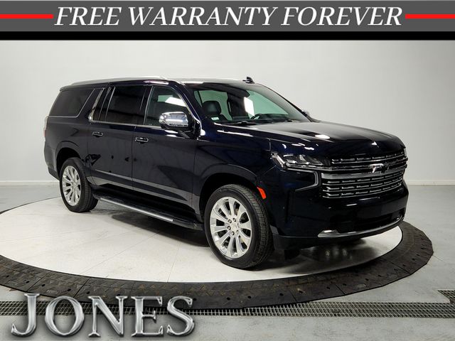 Midnight Blue Metallic 2021 Chevrolet Suburban Premier 4WD SUV / Crossover Four-Wheel Drive