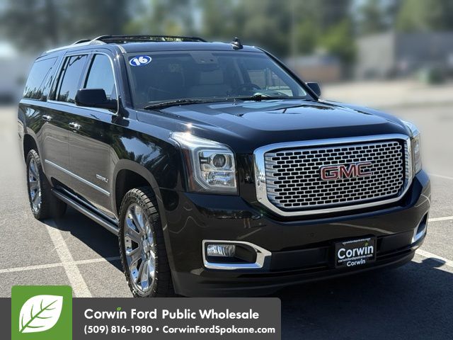 Onyx Black 2016 GMC Yukon XL SUV / Crossover Four-Wheel Drive 8-Speed Automatic